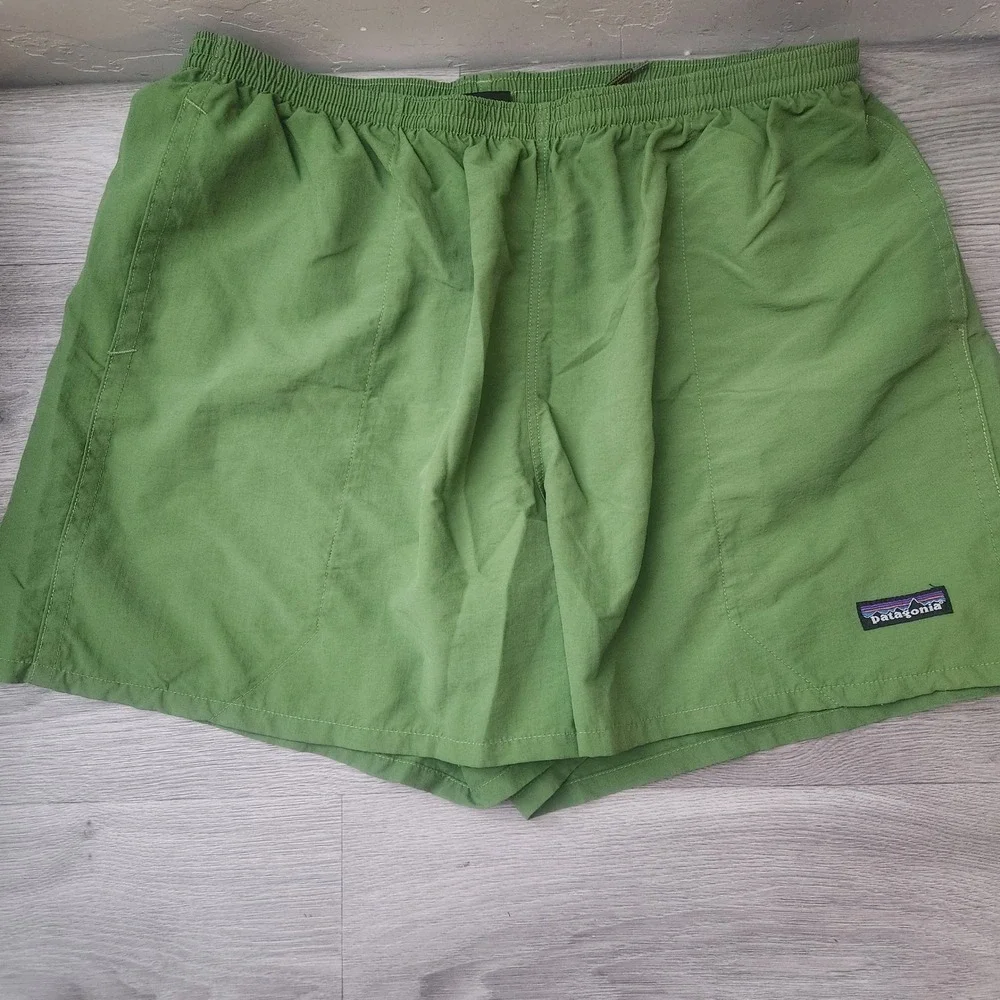 Patagonia Green Baggies Shorts XL Casual Mesh Lined Outdoor Sportswear 5